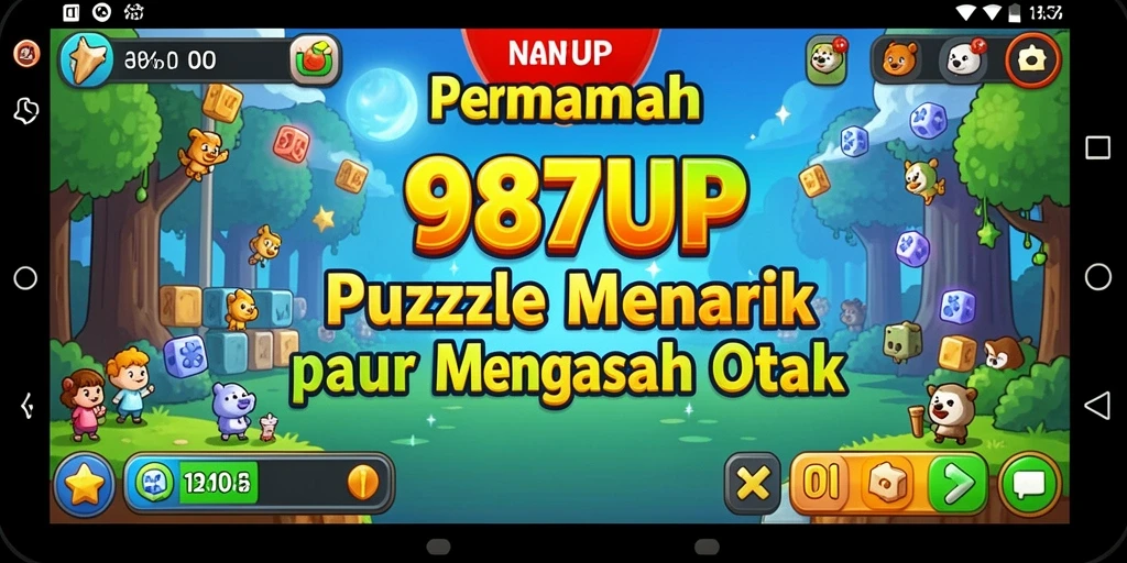 Tampilan permainan <strong>987UP</strong> dengan berbagai level puzzle yang menarik.