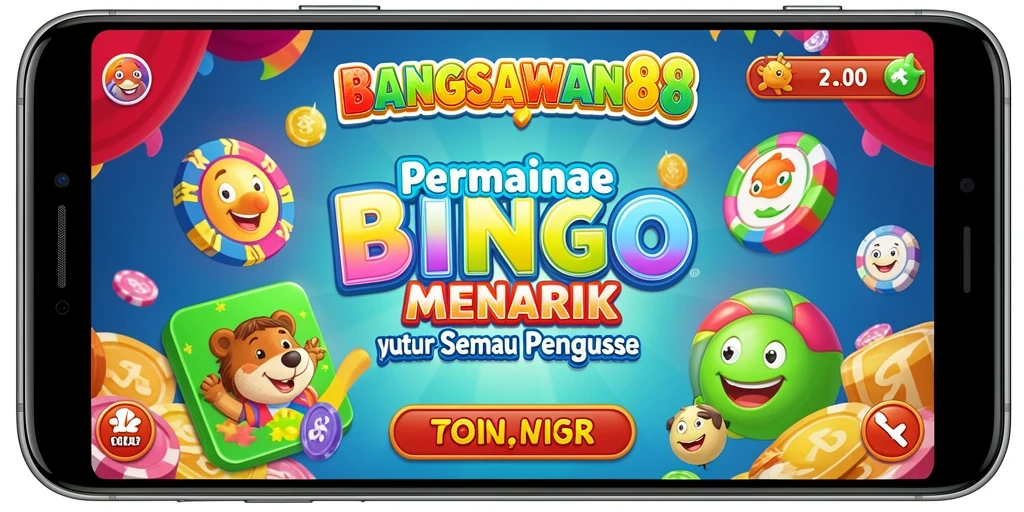 Tampilan gameplay BANGSAWAN88 dengan suasana Bingo yang seru.
