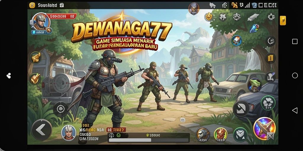 Tampilan gameplay DEWANAGA77 yang mendebarkan dan interaktif.