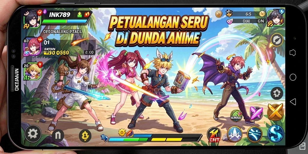 Tampilan gameplay seru dari INK789 yang penuh aksi.