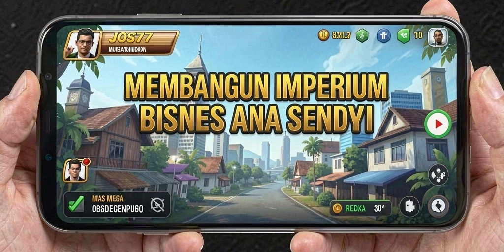 Tampilan gameplay JOS77 yang penuh strategi Tycoon.
