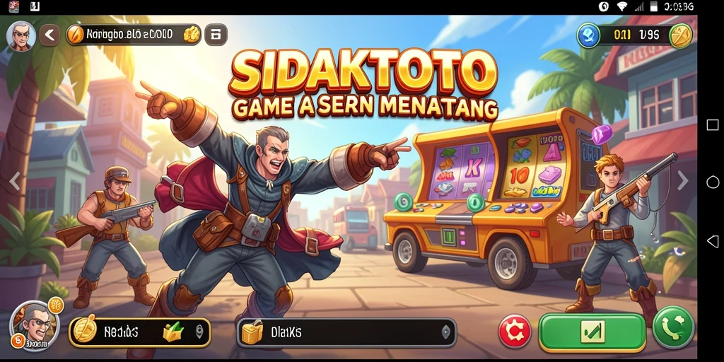 Tampak gameplay menarik dari SIDAKTOTO dalam genre Arcade.