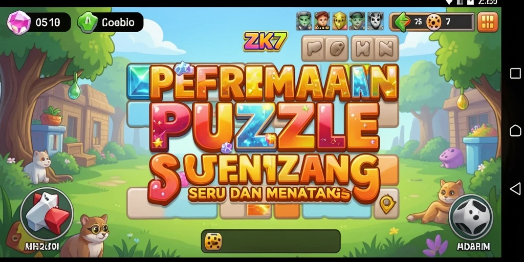 Tampilan gameplay ZK7 yang penuh tantangan dan seru.
